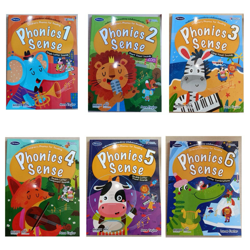 แบบฝึกหัดออกเสียงภาษาอังกฤษ Phonics Sense ป.1-6 #Pw.inter