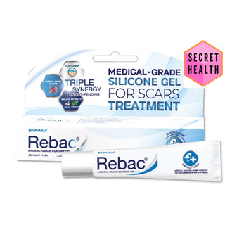 Rebac Silicone Gel รีเบค ซิลิโคนเจล ผลิตภัณฑ์ดูแลรอยแผลเป็น เนื้อซิลิโคน