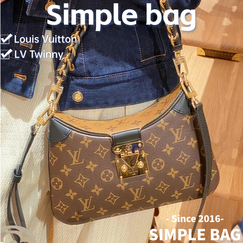 New!!🍑หลุยส์วิตตอง Louis Vuitton LV Twinny Shoulder bag LV กระเป๋า
