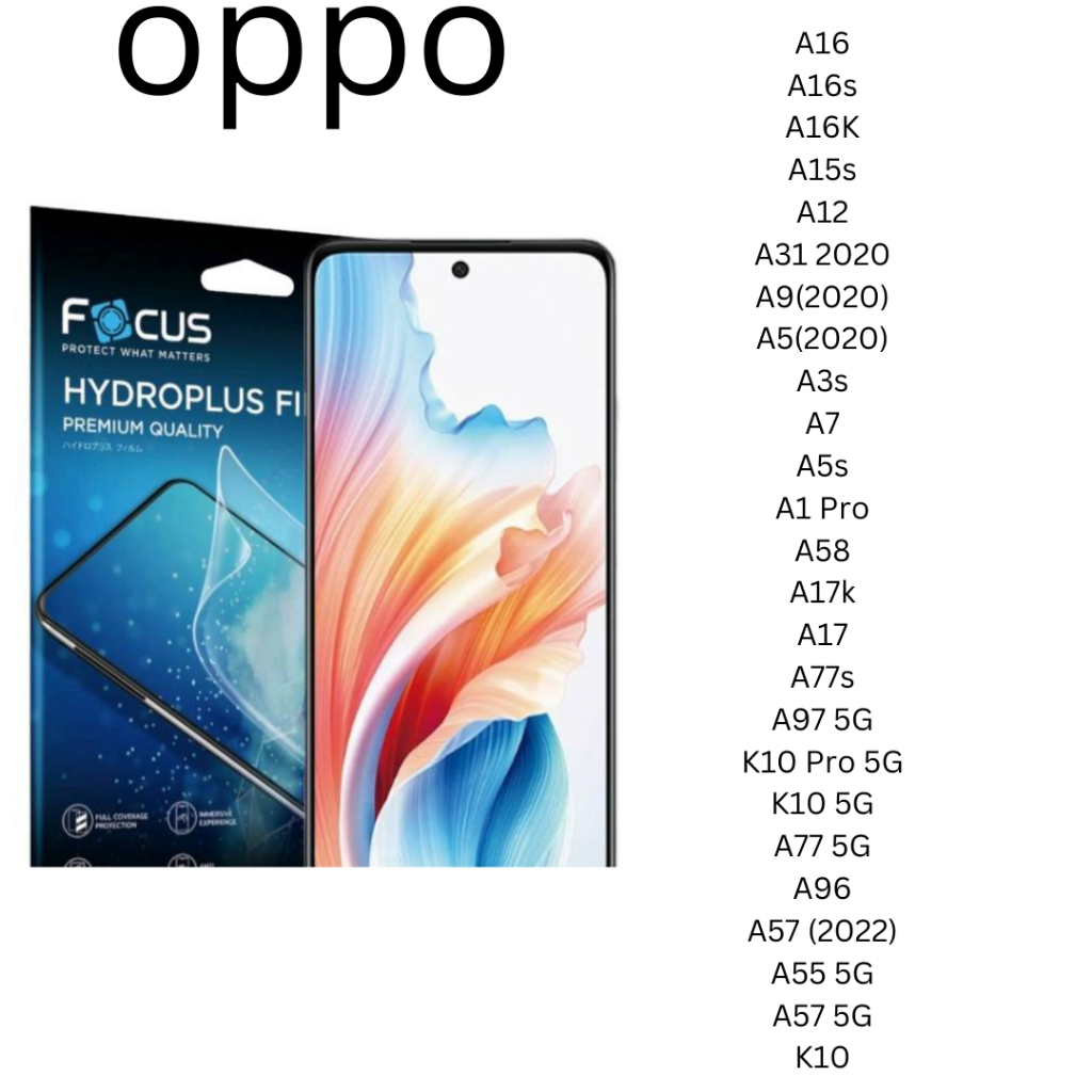 Focus Hydroplus ฟิล์มไฮโดรเจล OPPO