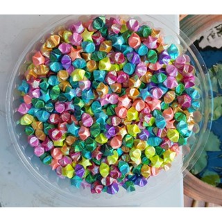 ดาวกระดาษเรนโบว์​พับสำเร็จ จำนวน​ 100 ดวง​