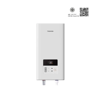 [มีบริการติดตั้ง] TOSHIBA เครื่องทำน้ำอุ่น 4800 วัตต์ รุ่น TWH-48EFNTH(W)-CB แทงค์ทองแดง พร้อมชุดฝักบัว