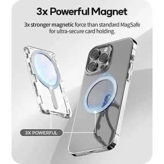 (Upgrade version) ที่ใส่บัตร ติดโทรศัพท์ Goospery MAGNETIC Lock Card Holder
