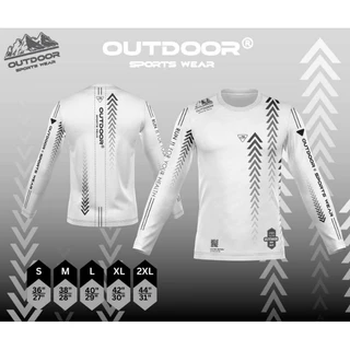 เสื้อกีฬาแขนยาว Outdoor เนื้อผ้าโพลีเอสเตอร์ หนานุ่ม ใส่สบาย ไม่ร้อน มีหลายสี S-2XL