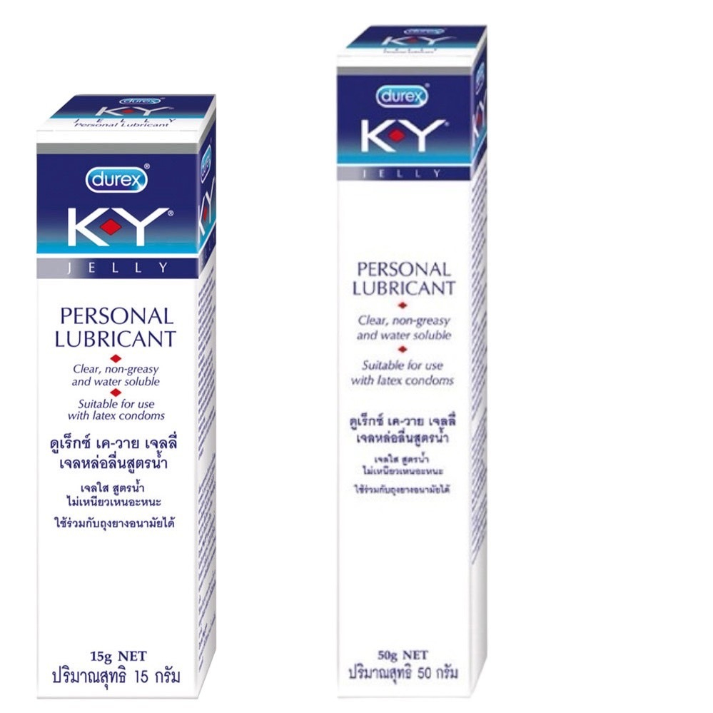 Durex เจลหล่อลื่น KY สูตรน้ำ KY Personal Lubricant 15g./50g. [1หลอด]