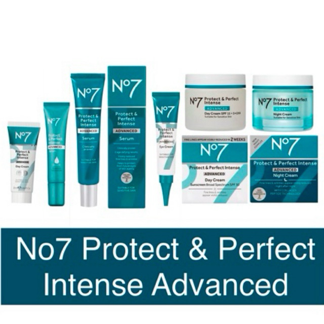 No7 Protect & Perfect Intense Advanced Serum, Eye Cream, Day Cream, Night Cream