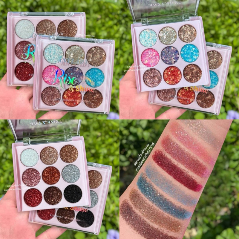 ส่งฟรี/ส่งไว อายแชโดว์​ ทาตากลิต​เตอร์​ ทาตาปาร์ตี้ Anylady​ Glitter​ Eyeshadow​ 9 เฉดสี ตาวิ้งค์​ สีสวย ติดทนนาน