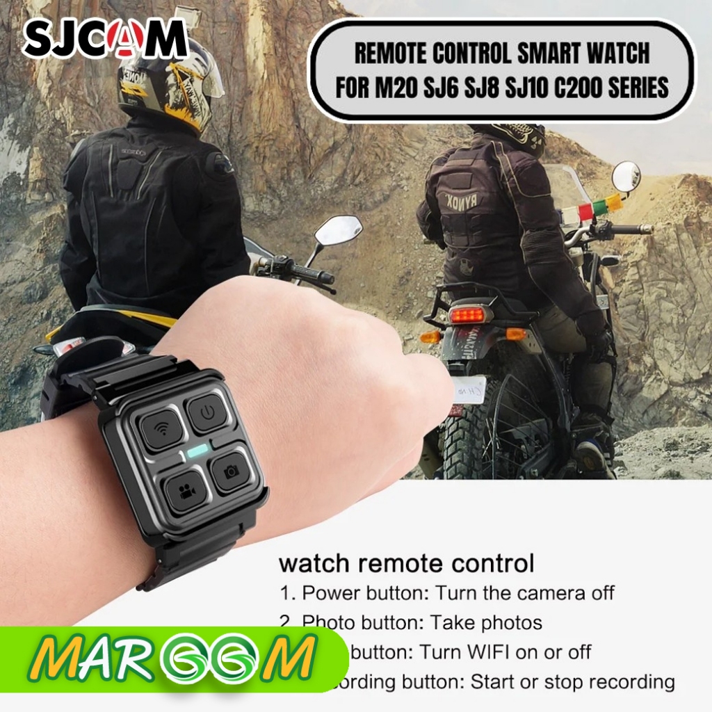 SJCAM Remote Control Watch Wrist Band for WiFi SJCAM Action and Body Camera for M20, SJ6, SJ8, SJ10,