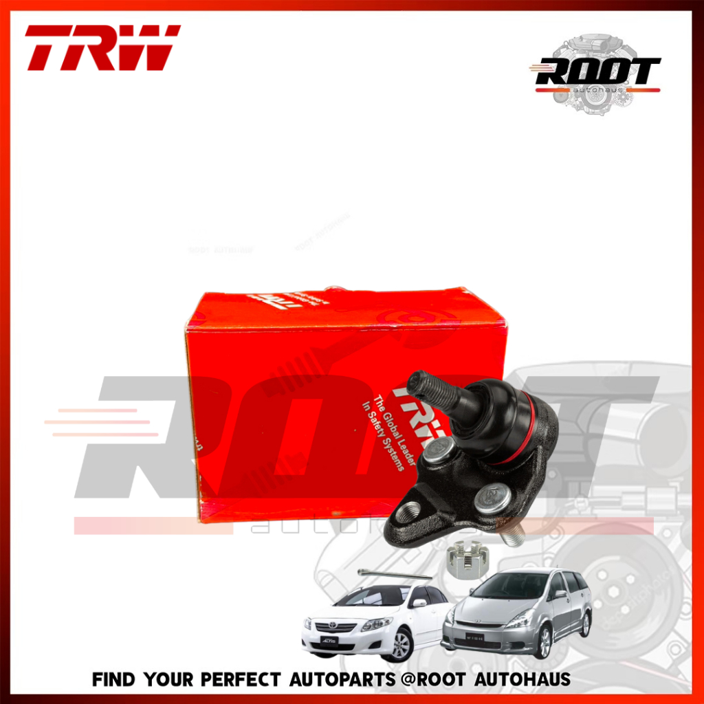 TRW ลูกหมากปีกนกล่าง TOYOTA ALTIS ปี 01-07 / WISH ปี 03-09 LH=RH เบอร์ JBJ681