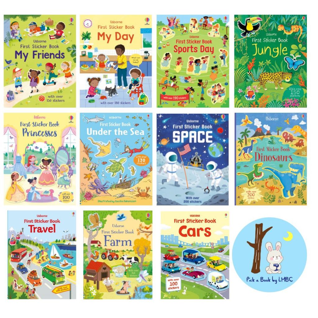 Usborne: Sticker Book Series