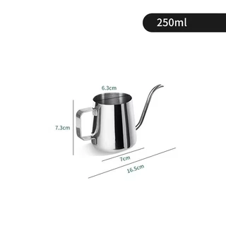 ❤ Diamond Coffee กาดริปกาแฟ สแตนเลส สีเงิน/สีดำ 250/350/600ml Stainless Pour-Over Coffee Drip Pot กาดริปกาแฟ สแตนเลส304