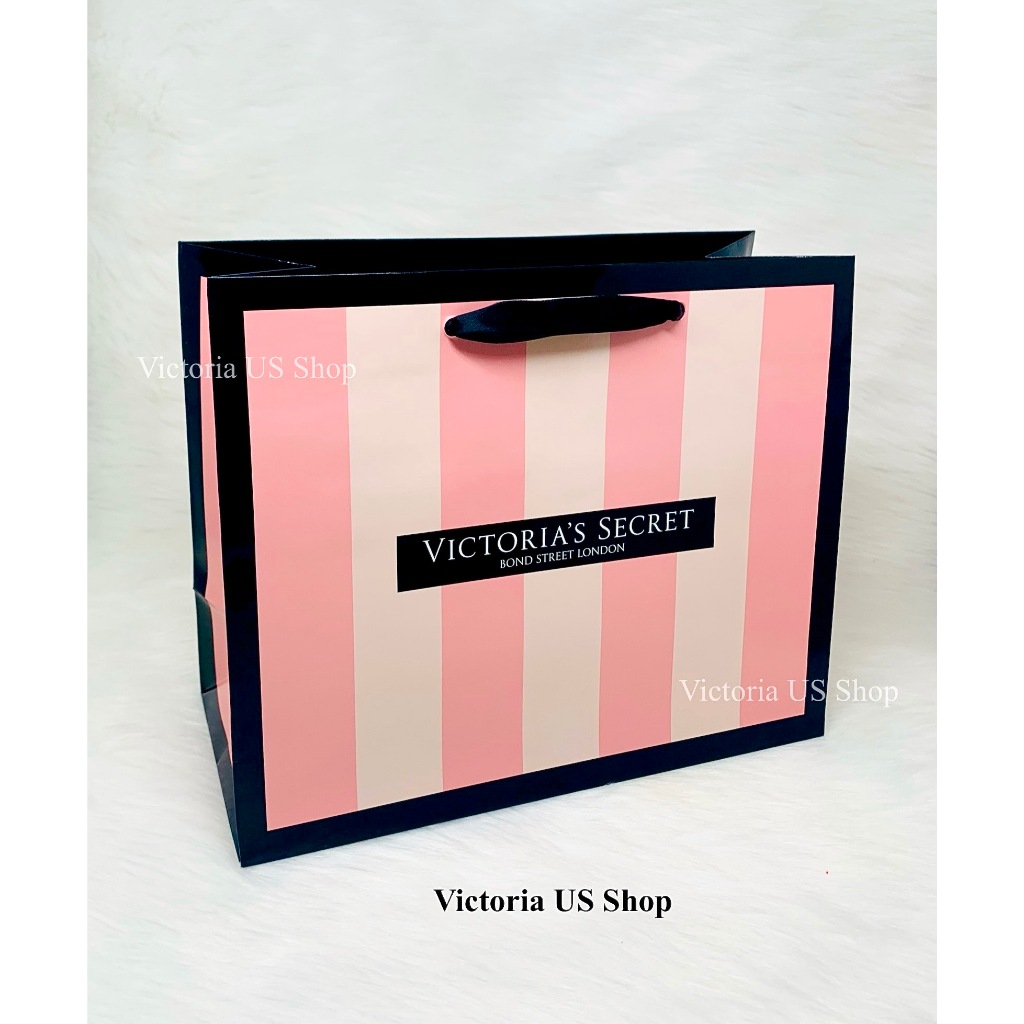 การันตี ของแท้ 100%!!! ถุงกระดาษ Victoria’s Secret เคลือบมันอย่างดี ถุงจากช็อปอเมริกา ~ กว้าง 3.5" x ยาว 7.5" x สูง 6 "