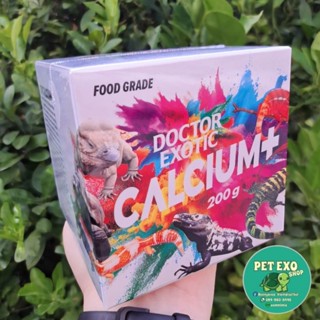 🐢🦎(ใหม่สุดExpเดือน12/2028) Doctor Exotic แคลเซียม+D3สำหรับสั…