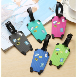 แท็กติดกระเป๋า ป้ายห้อยกระเป๋า รูปทรงกระเป๋าเดินทาง