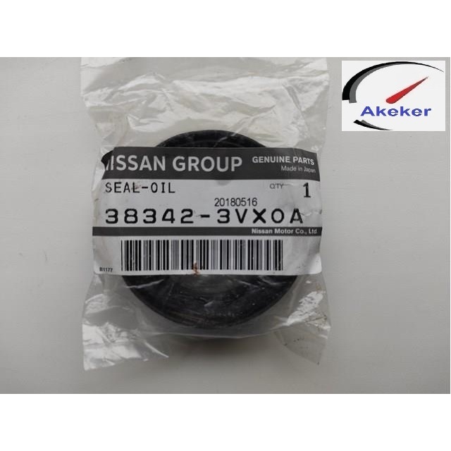 Genuine Nissan SEAL-OIL,DIFFERENTIAL TRANSMISSION 38342-3VX0A