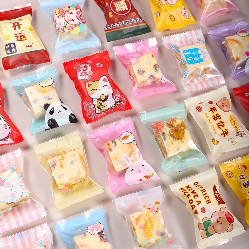 (ชุด A)  ถุงซีล 5.5x8.5 cm ขนาดเล็ก  ถุงขนมคุ๊กกี้ (95-100/แพค)