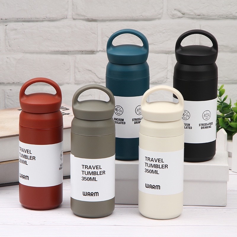 แก้วเก็บความร้อนสูญญากาศแก้วกาแฟแบบพกพา304แก้วสแตนเลส 350ml