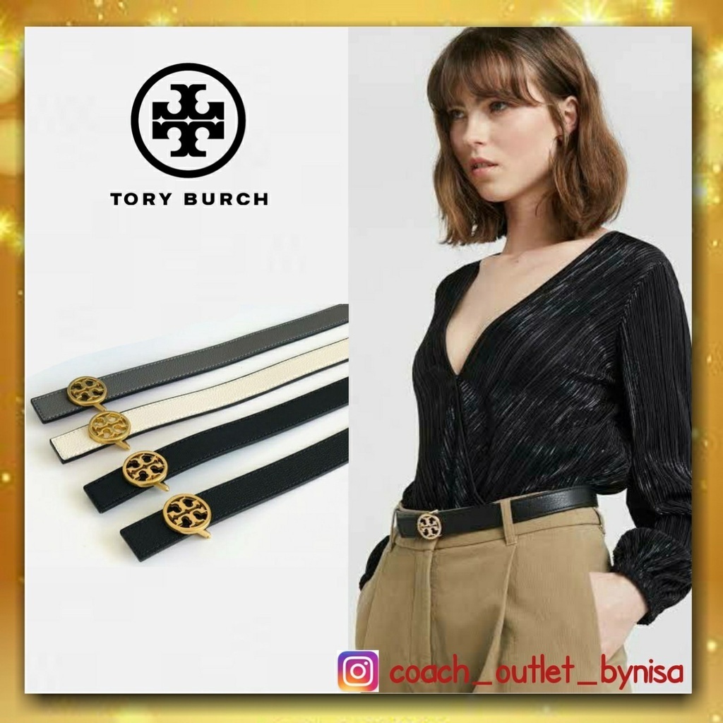 Tory burchh reversible leatherr belt