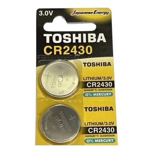 Toshiba CR2430, DL2430, ECR2430 Lithium 3V จำนวน 1ก้อน ของแท้ ของใหม่ ราคา ถูกที่สุด ดีลบีเคเค แกลเลอรีภาพที่ 3