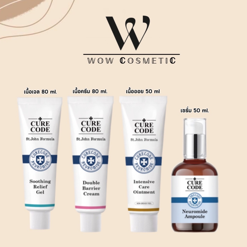 CURECODE TRAVEL KIT+ soothing relief gel + double barrier cream + neuromide ampoule +  Intensive Car