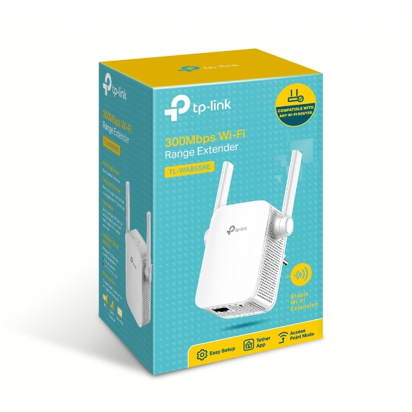 Tplink ตัวขยายสัญญาณ WiFi Repeater 300Mbps Wi-Fi Range Extender ขยายสัญญาณ Wi-Fi จาก Router รุ่นTL-W