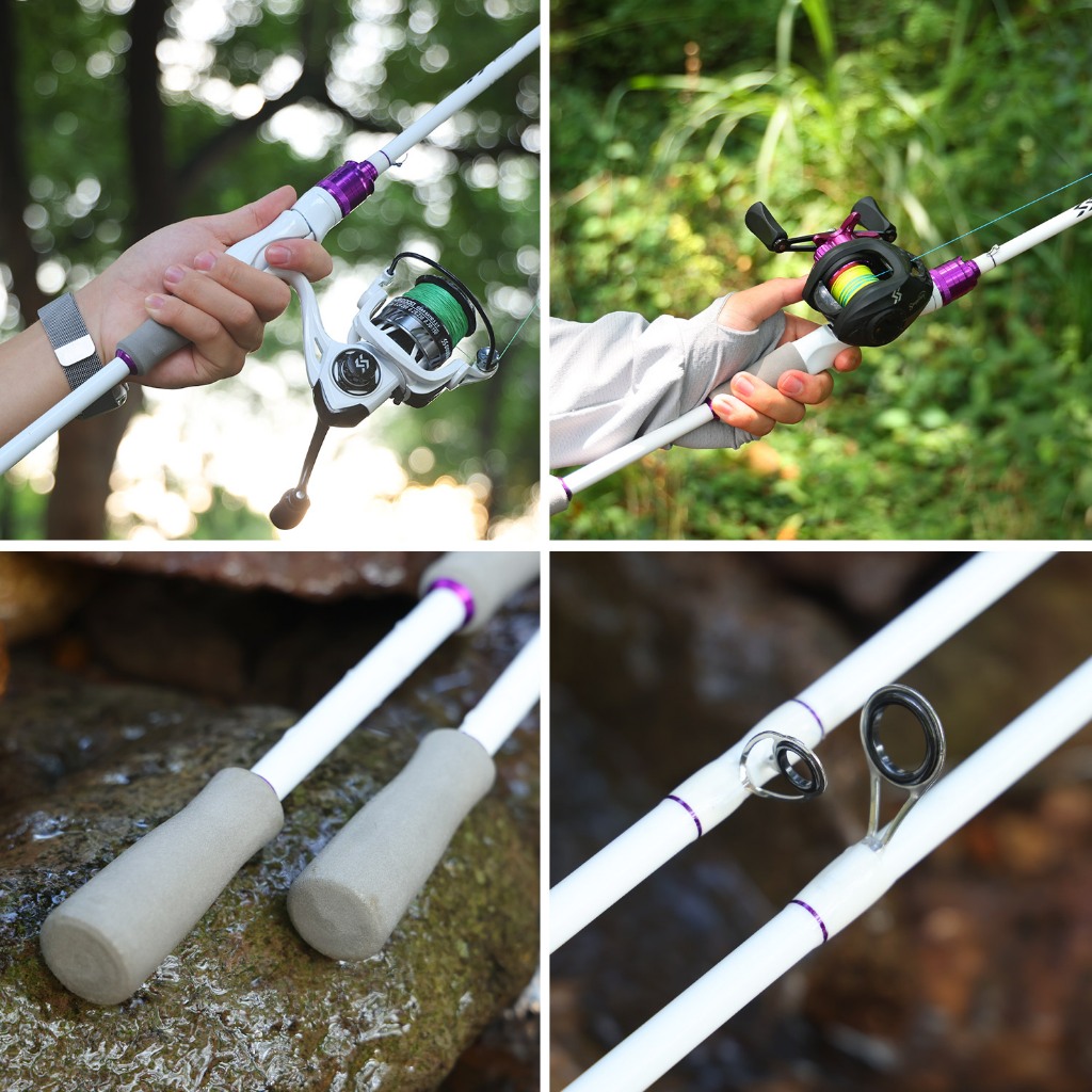 Sougayilang คันเบ็ด 10LB ชนิดใหม่ 2 ส่วน 1.8M ก้านหมุน / หล่อสําหรับน้ําจืด - รูปที่ 5