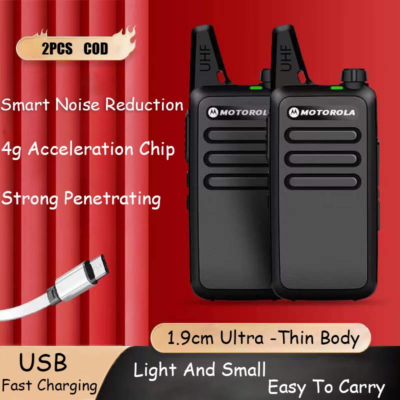 Set of 2 C1 Mini Long Range 10KM UHF 5 Watts 16 Channels Two Way Radio