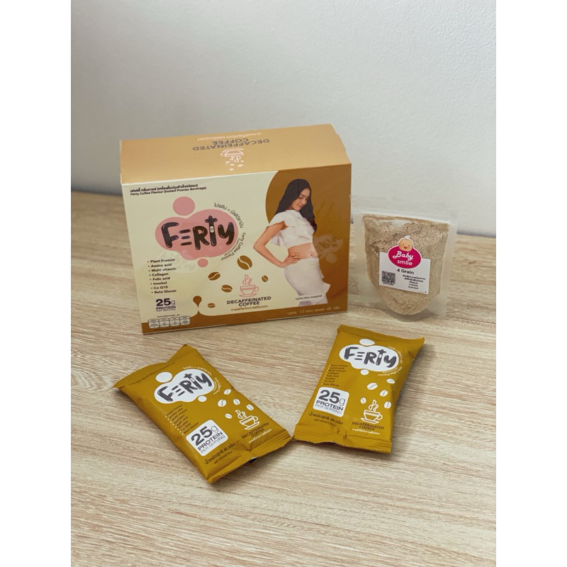 มีโค้ดร้านโค้ดคุ้ม ทุกวัน Ferty coffee protein เฟอร์ตี้กาแฟ ครูก้อย