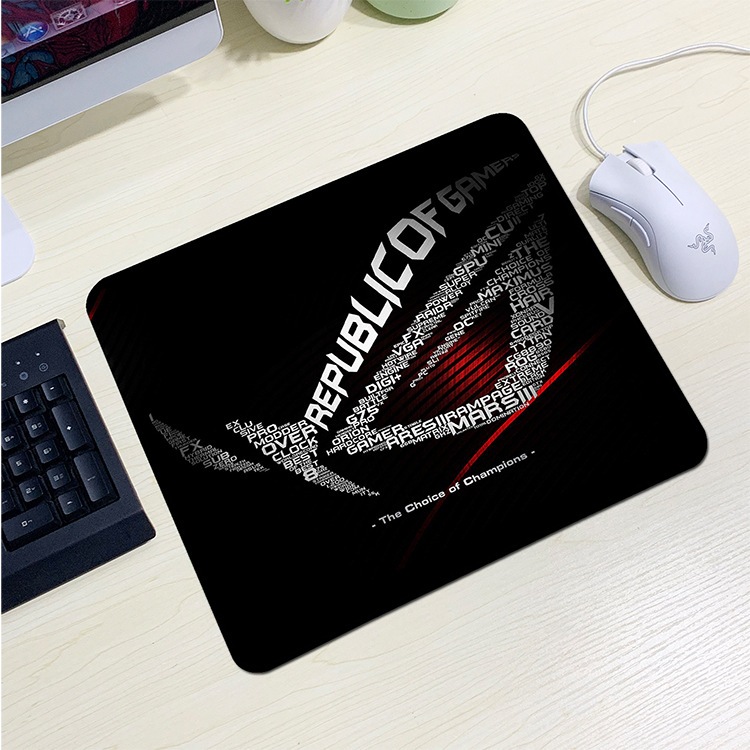 ⌨️🖱️ แผ่นรองเม้าส์ ขนาด 260*210*2 mm 🖱️⌨️ e-sports gaming mouse pad 🖱️⌨️