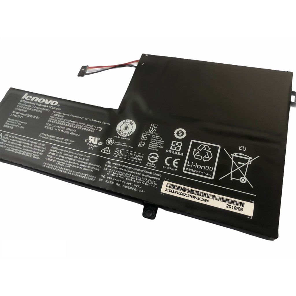 LENOVO แบตเตอรี่ L14M3P21 ของแท้ (สำหรับ Yoga 500 Flex 3 รูปที่ 3