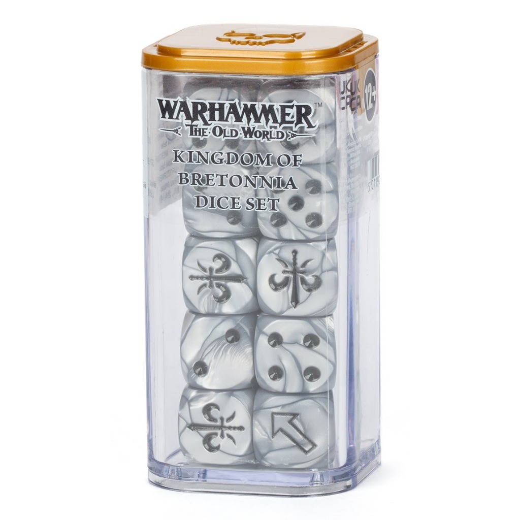 [GWพร้อมส่ง] WARHAMMER THE OLD WORLD: KINGDOM OF BRETONNIA DICE สินค้าหายากชุดสะสมวอร์แฮมเมอร์ลูกเต๋