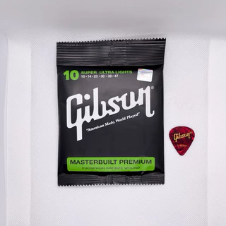 สายกีตาร์Gibsonโปร่ง เบอร์10/47 และสายกีตาร์Gibson ไฟฟ้า เบอร์09/42 (ครบชุด6เส้น)⭐️สินค้าคุณภาพ🚚พร้อมจัดส่งถึงมือลูกค้า