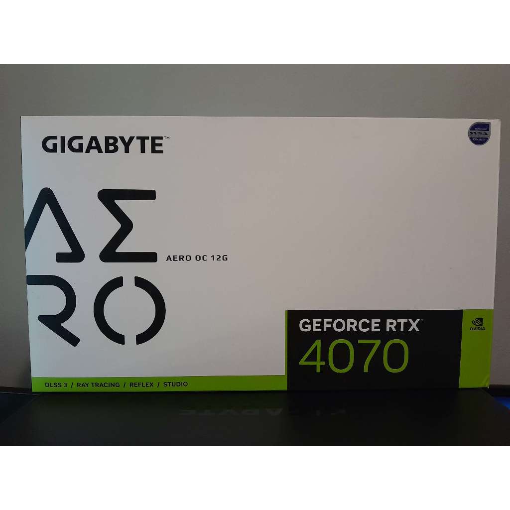 (พร้อมส่ง)การ์ดจอ VGA GIGABYTE GEFORCE RTX 4070 AERO OC 12G - 12GB GDDR6X มือสองสภาพใหม่