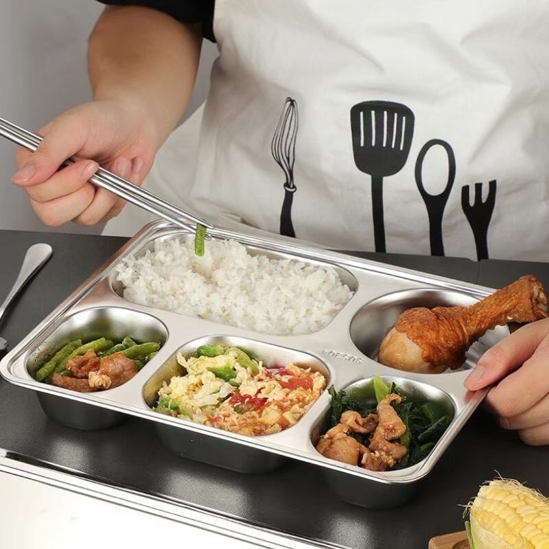 ถาด สแตนเลส 4-5 หลุม ถูกที่สุด ไม่เป็นสนิม ไม่มีฝา