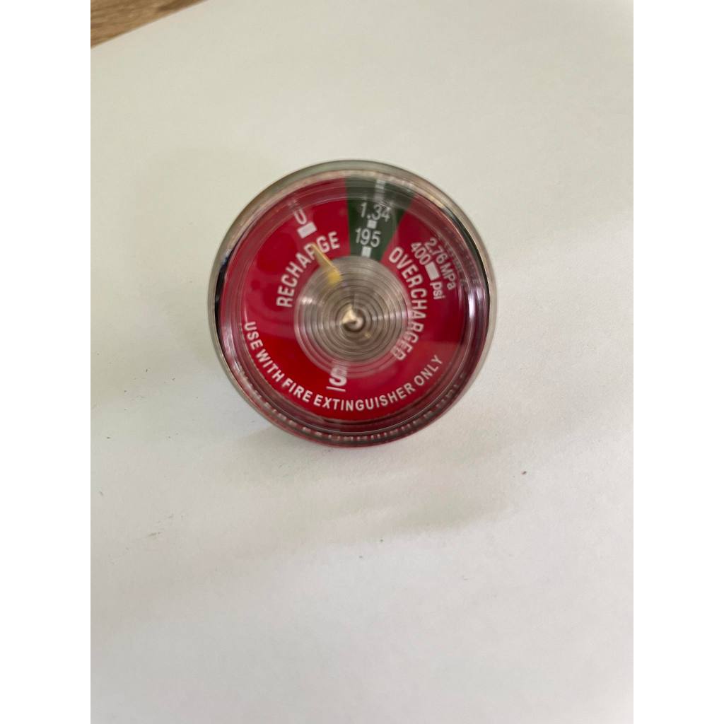 เกจ์วัดแรงดัน 0-400psi WP. 195psi / Pressure gauge for Dry Chemical Fire Extinguisher ส่งด่วน ส่งไว