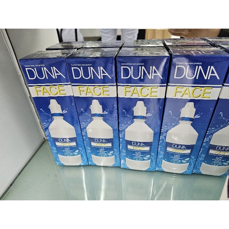 น้ำยาล้างคอนแทคเลนส์ ดูน่า DUNA Face 500 ml น้ำยาแช่และทำความสะอาดคอนแทคเลนส์ DUNA FACE Contact lens