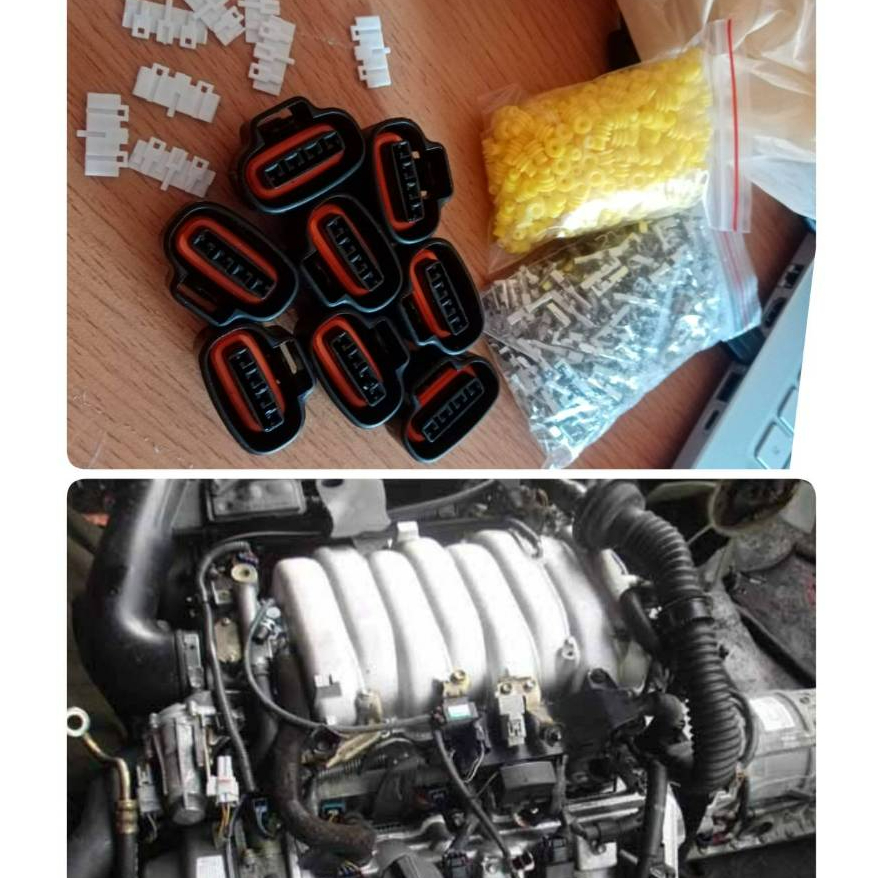 ปลั๊ก​คอยล์​ Toyota UZ 1Uz 2Uz 3Uz ชุด8ตัวของใหม่ เปลี่ยนเเบบถอดสอดใส้พิน
