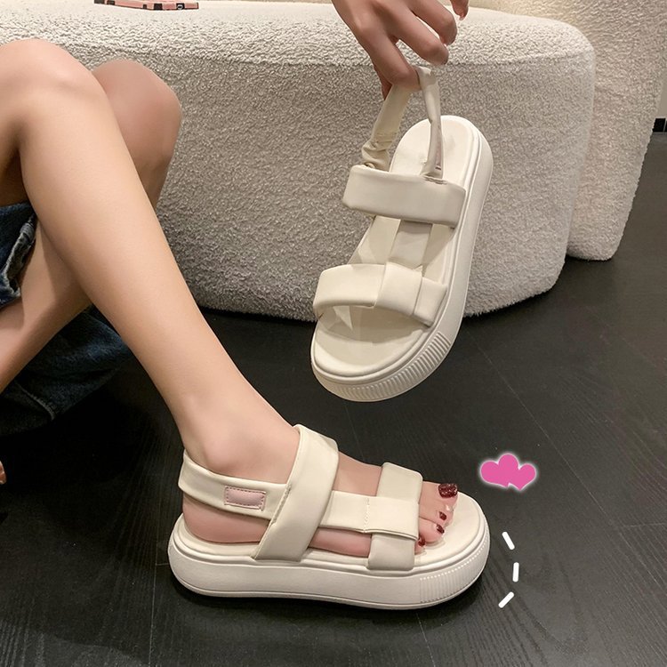 พร้อมส่ง รุ่นBowling รองเท้ารัดส้น พื้นนิ่มสายนิ่ม ส้นสูง1.5นิ้ว