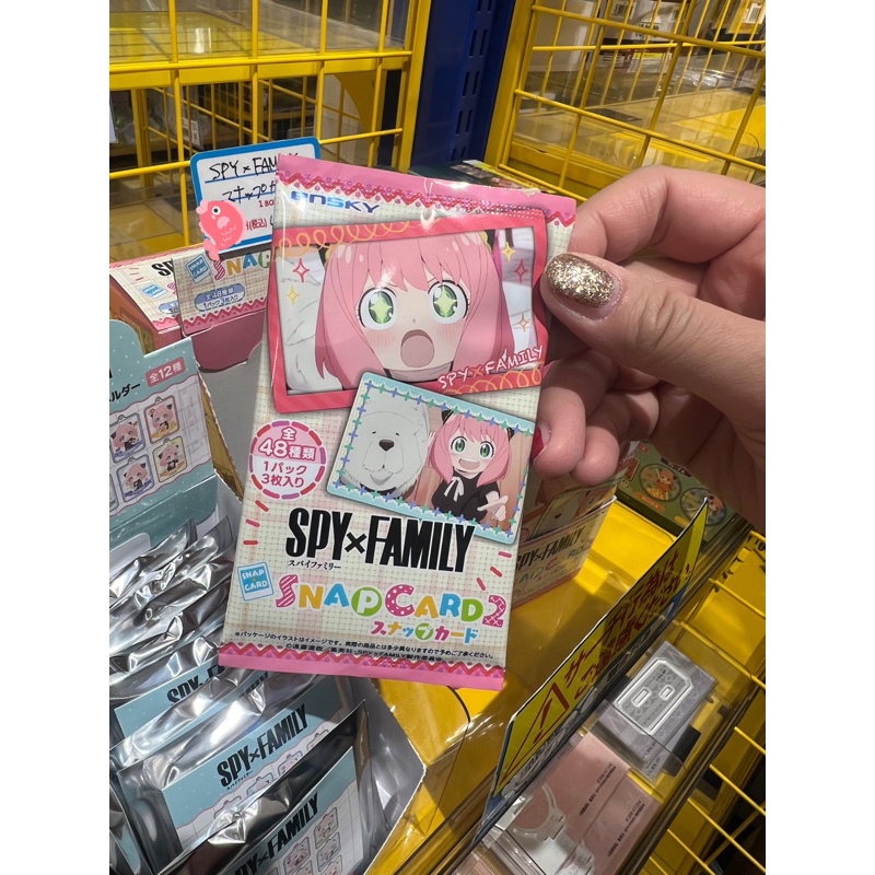 พร้อมส่ง Spy x Family Snap Card2 1ซองได้การ์ดสุ่มแบบ3ใบ ลายน่ารัก ของแท้จากญี่ปุ่น ซองละ100บ.