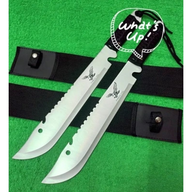 อุปกรณ์เดินป่า มีดยาว มีดเดินป่า มีดสปาต้า มีดพกเดินป่า OX HEAD รุ่น B030 ใบเลสปลายแหลม