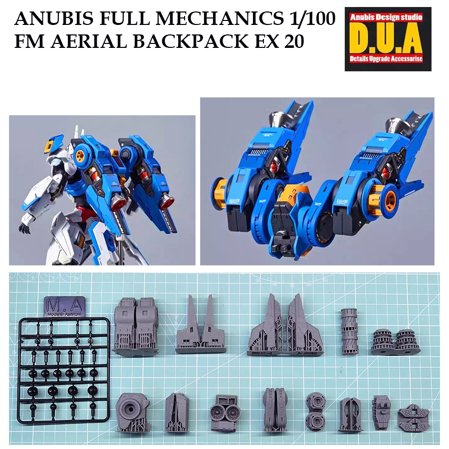 [ANUBIS D.U.A] EX 20 พาร์ทชุดแต่ง 1/100 FULL MECHANICS FM AERIAL BOOSTER MIRASOUL BACKPACK THE WITCH
