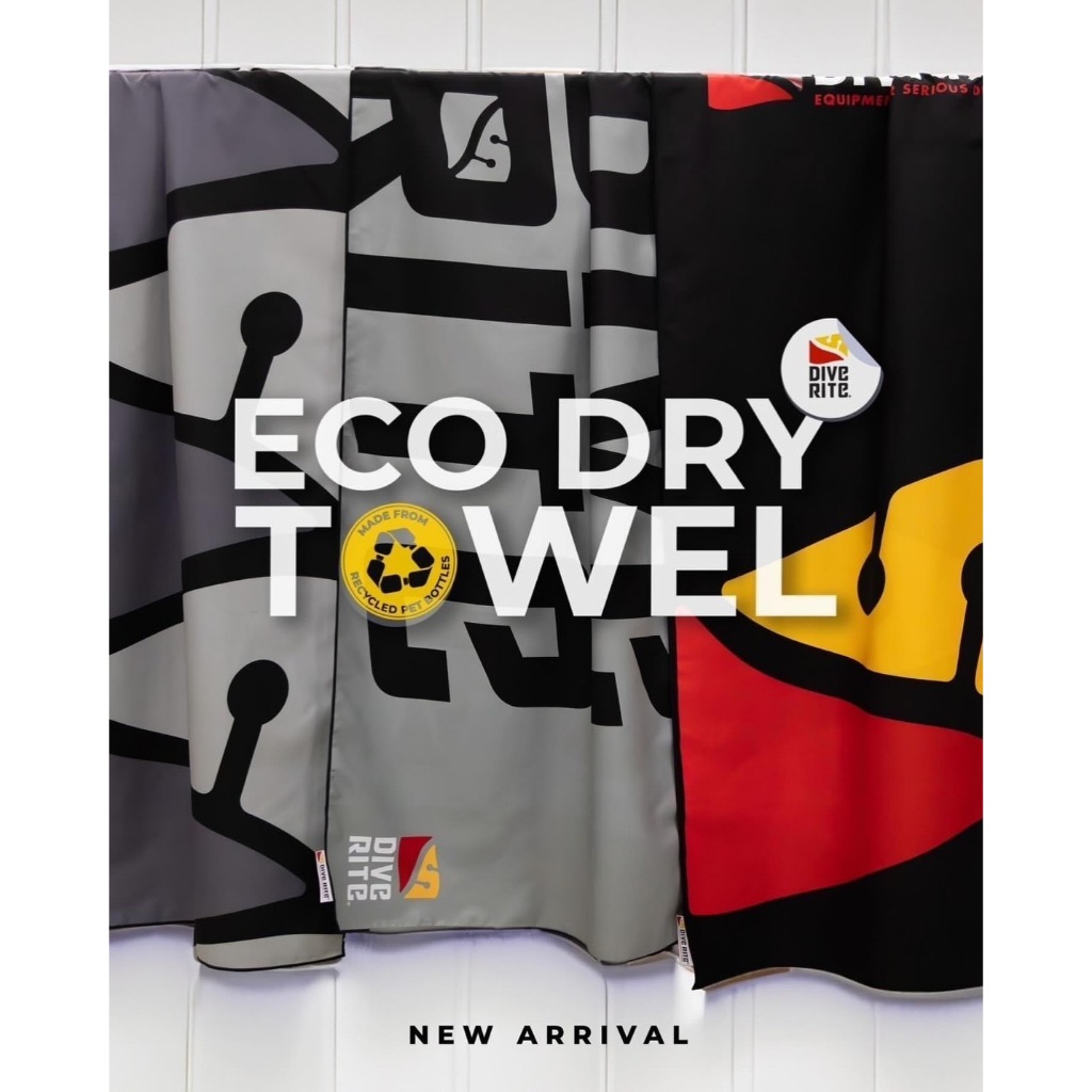 ผ้าเช็ดตัว Dive Rite Eco dry towel ผ้าเช็ดตัวไมโครไฟเบอร์