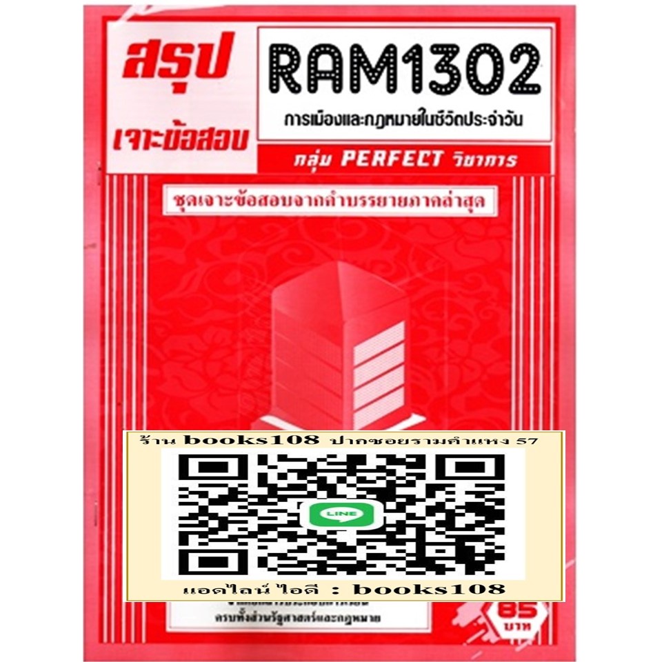 สรุปเจาะข้อสอบ RAM1302 การเมืองและกฎหมายในชีวตประจำวัน ((POLITICS AND LAW IN DAILY LIFE))