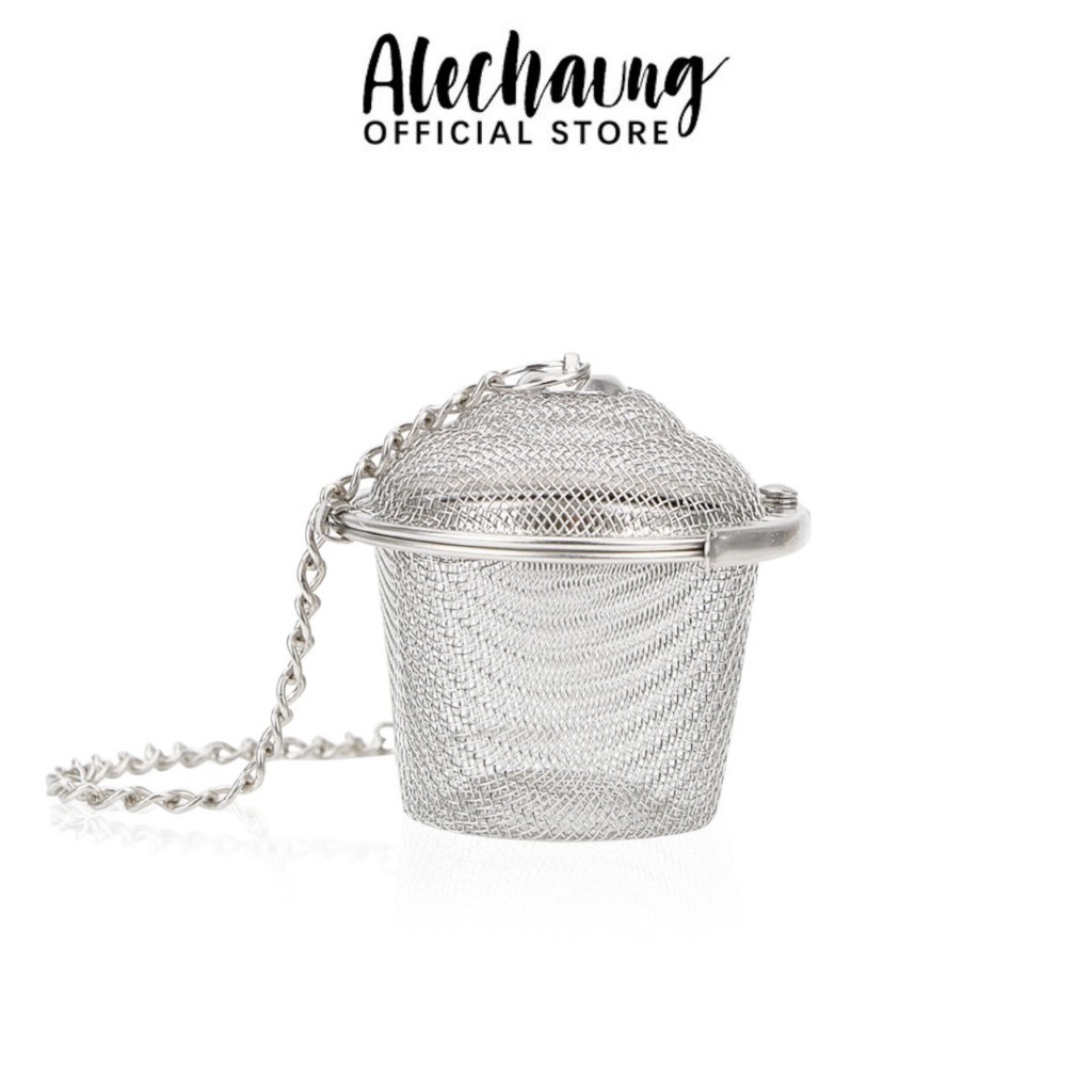 Alechaung ที่กรองชา ลูกบอลกรองชา Tea Infuser ขนาดเล็กง่ายต่อการใช้ กรองชา ที่กรองชา สแตนเลส ที่กรองน้ำชา อุปกรณ์สำหรับชา