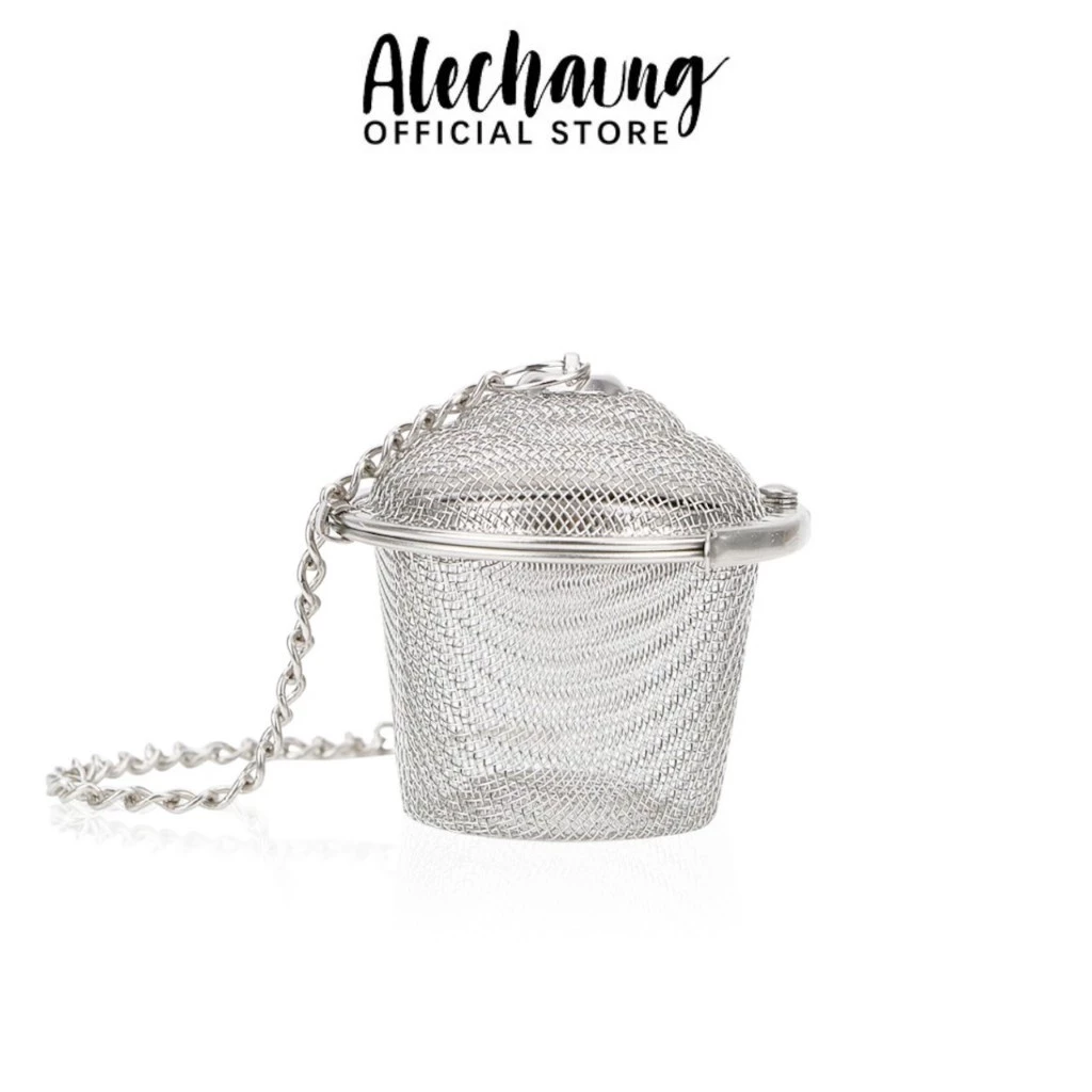 Alechaung ที่กรองชา ลูกบอลกรองชา Tea Infuser ขนาดเล็กง่ายต่อการใช้ กรองชา ที่กรองชา สแตนเลส ที่กรองน้ำชา อุปกรณ์สำหรับชา