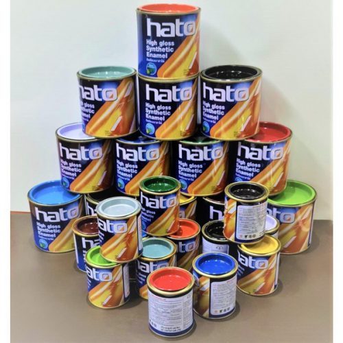 สีน้ำมัน HATO สีน้ำเงิน ขนาด 0.05L
