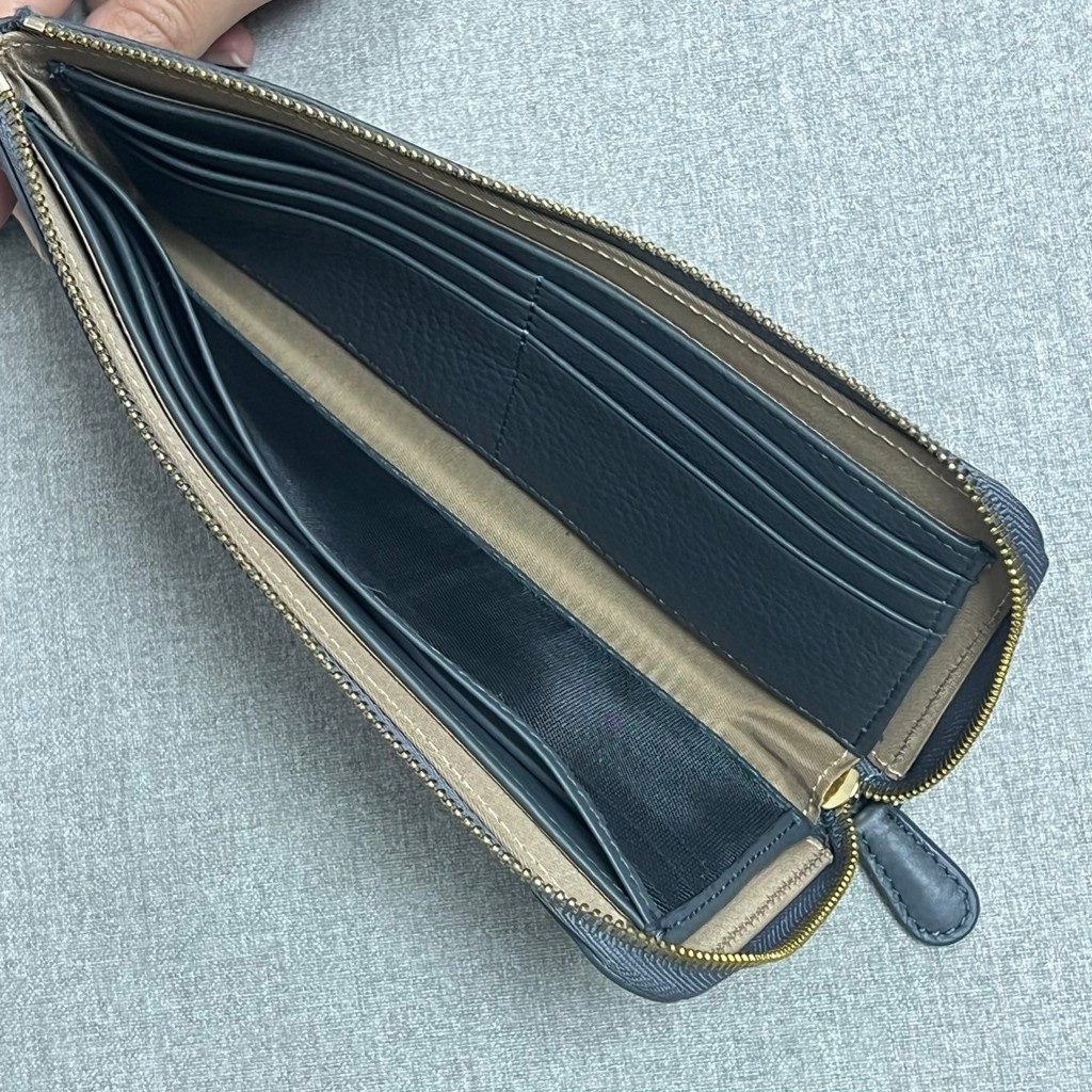 RAINBOU  KATE PURSE - กระเป๋าสตางค์ใบยาวหนังวัวแท้