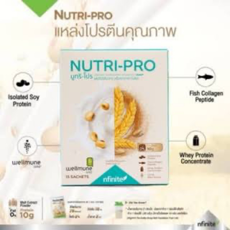 โปรตีน นูทริโปร NUTRI-PRO โปรตีนหน้าเด็ก เสริมภูมิคุ้มกัน By เลกาซี่