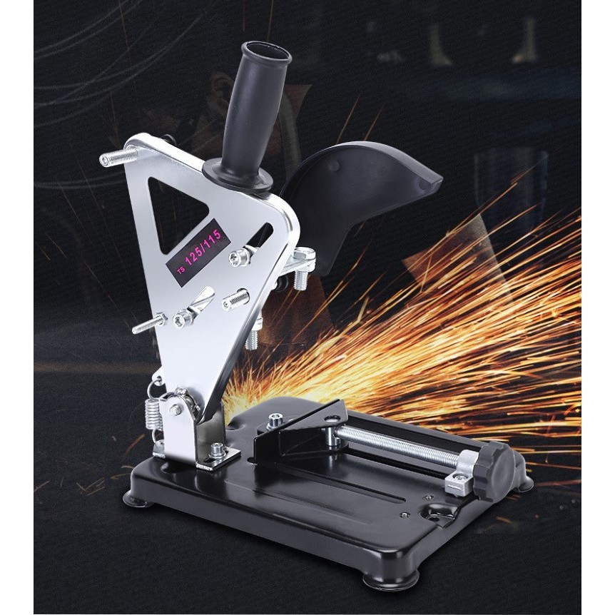 แท่นจับเครื่องเจียร์ ขนาด 4นิ้ว เป็นเครื่องตัด  Angle Grinder DIY Angle Grinder Cast Iron Stand Grin