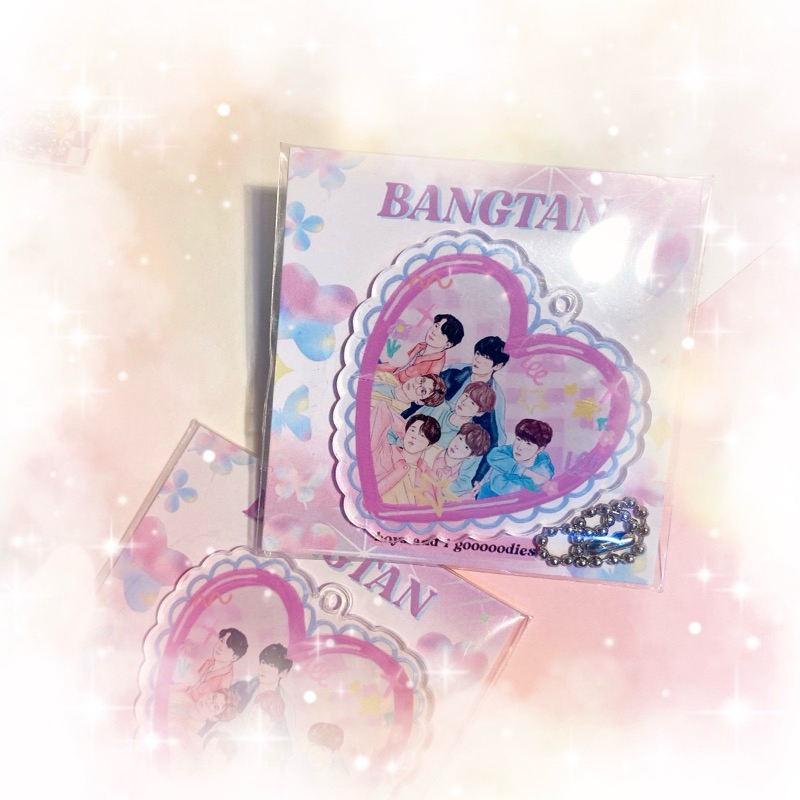 💜 BTS lover keyring ✨ fanart พวงกุญแจ แฟนอาร์ต บีทีเอส